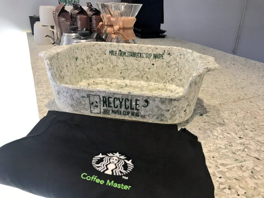 starbucks kağıt bardak geri dönüşüm