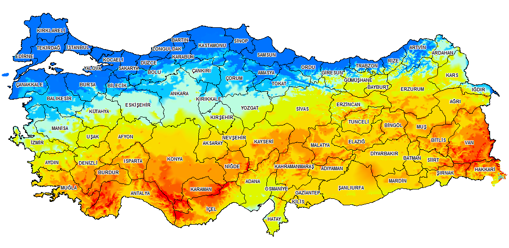 Türkiye'nin güneş enerjisi potansiyeli